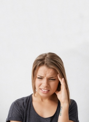 Woman feeling tired from sleep issues